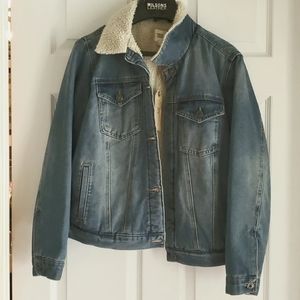 Women's denim serpa lined jacket from True Craft new with tags size OX